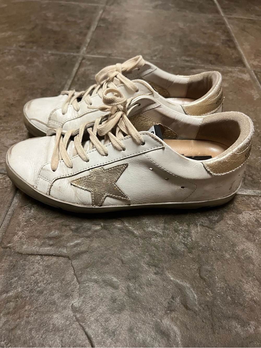 Golden Goose Gold Super Star Sneakers